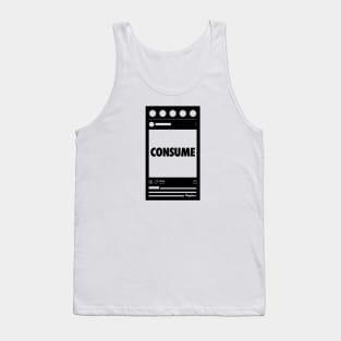 Consume - Social Media feed Tank Top